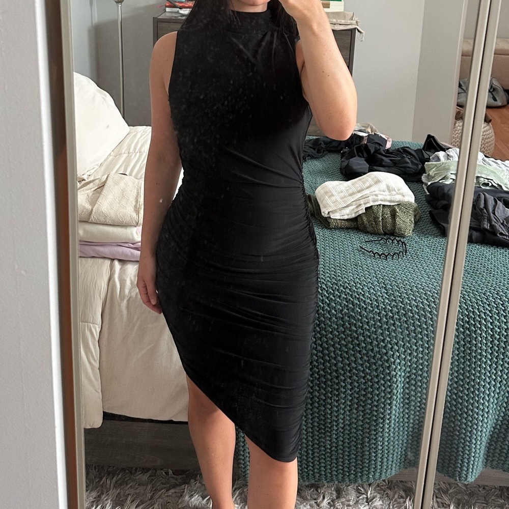 Express Black Sleeveless Dress - Picture 2 of 3
